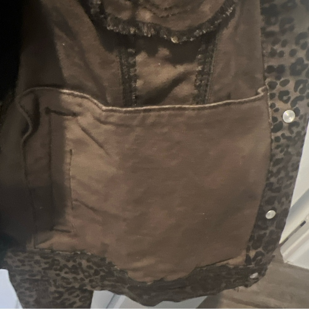 NINE WEST Leopard Print Women's Jacket - Picture 6 of 10